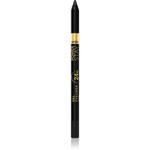 Avon Power Stay 24h gélová ceruzka na oči odtieň Black 1.2 g