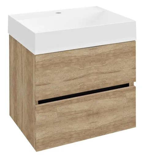 SAPHO - ODETTA umývadlová skrinka 57x50x43,5cm, dub Alabama DT060-2222