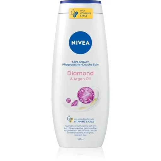 NIVEA Diamond & Argan Oil upokojujúci sprchový gél 500 ml