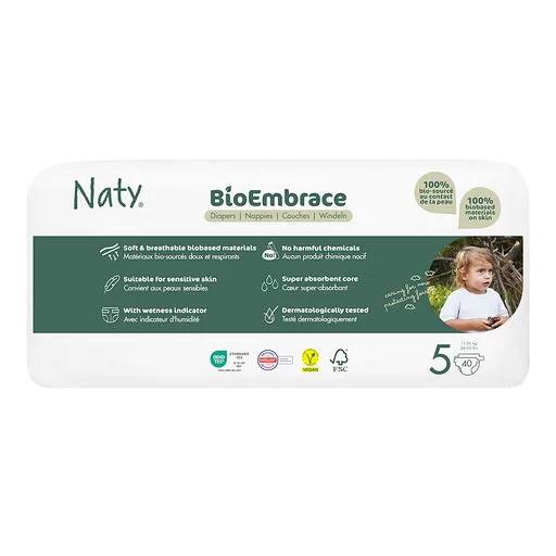 ECO BY NATY Bioembrácia junior plienky economy pack 11 - 25 kg 40 kusov
