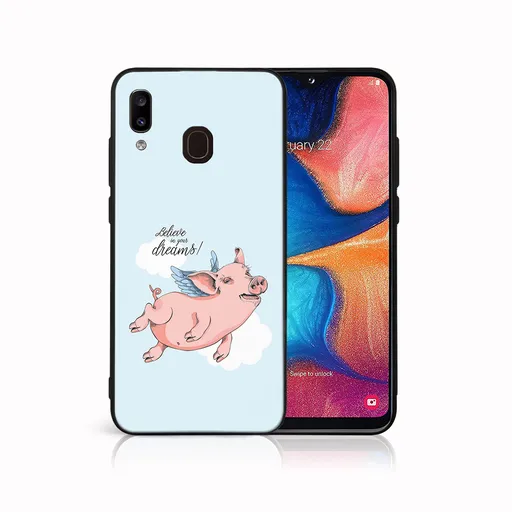 MY ART Ochranný obal pre Samsung Galaxy A20e PIG (186)