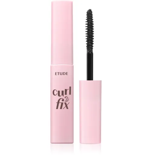 ETUDE Curl Fix Mascara Mini vodeodolná riasenka pre objem a natočenie mihalnic odtieň 02 Brown 4 g
