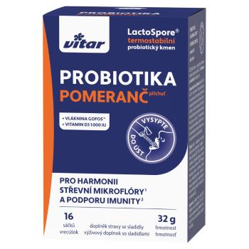 VITAR Probiotiká + vláknina + vitamín C a D 16 sáčkov