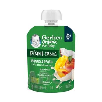 Gerber Organic Kapsička Mango, broskyňa, kokos