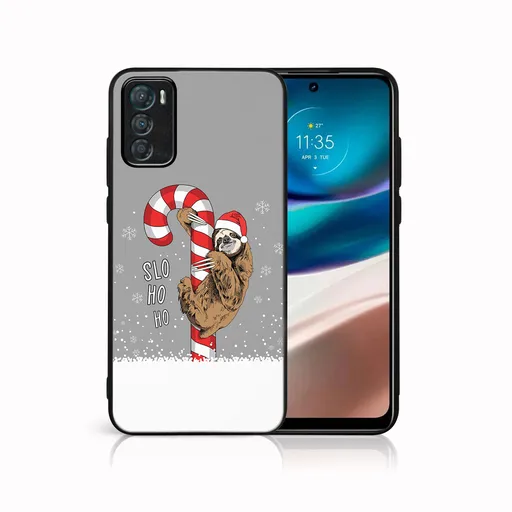 MY ART Kryt s vianočným dizajnom Motorola Moto G42 CANDY (076)