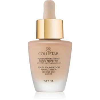 Collistar Serum Foundation Perfect Nude rozjasňujúci make-up pre prirodzený vzhľad SPF 15 odtieň 1 Ivory 30 ml