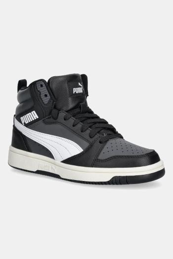 Detské tenisky Puma Rebound V6 Mid Jr modrá farba, 393831