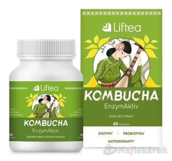 LIFTEA KOMBUCHA ENZYMAKTIV 60 kapsúl