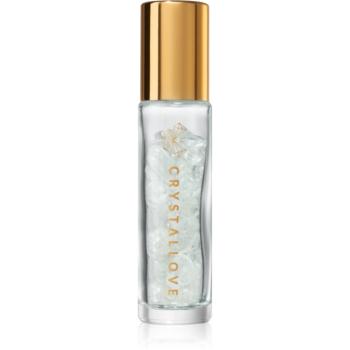 Crystallove Clear Quartz Oil Bottle roll-on s kryštálmi plniteľný 10 ml