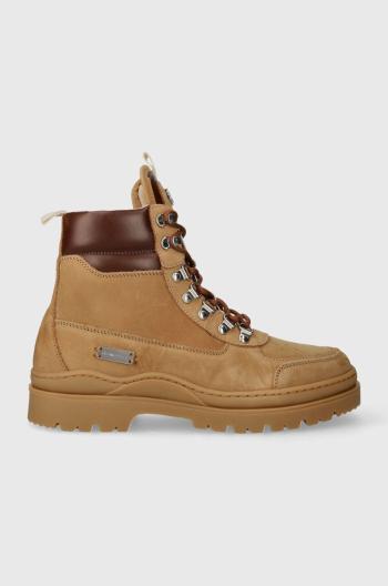 Semišové topánky Filling Pieces Mountain Boot Quartz pánske, hnedá farba, 63333369985