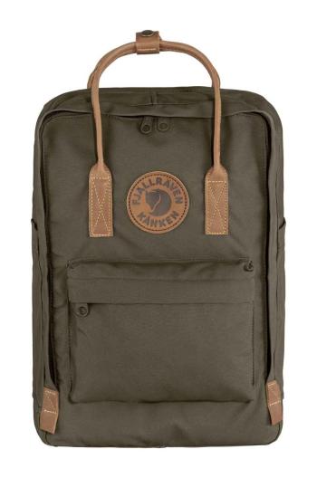 Ruksak Fjallraven Kanken no. 2 Laptop 15 zelená farba, veľký, jednofarebný, F23803.633