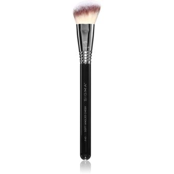 Sigma Beauty Face F43 Soft Angled Cheek skosený štetec na lícenku 1 ks