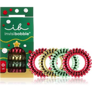 invisibobble Jingle Spiral gumičky do vlasov veľkosť S 4 ks