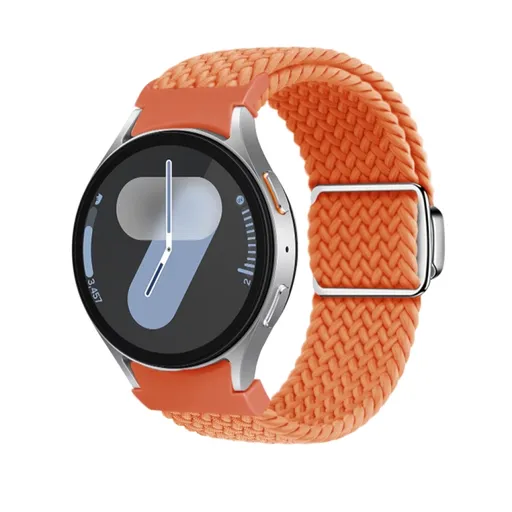 BRAIDED Nylonový remienok pre Samsung Galaxy Watch 7 (40 / 44 mm) ORANGE