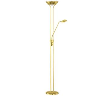LED stojaca lampa Reality Spock mosadz R42292108