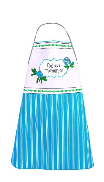 Zástera kuchynská, Pre mamičku, tyrkysová