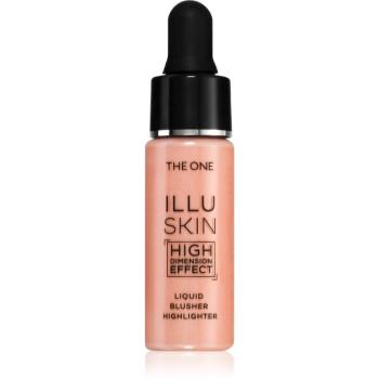 Oriflame The One IlluSkin rozjasňujúca lícenka 2 v 1 odtieň Pastel Coral 15 ml