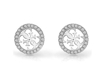 Guess Módne oceľové náušnice 4G Crush JUBE04164JWRHT/U