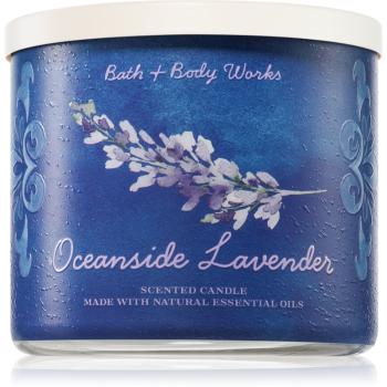 Bath & Body Works Oceanside Lavender vonná sviečka 411 g