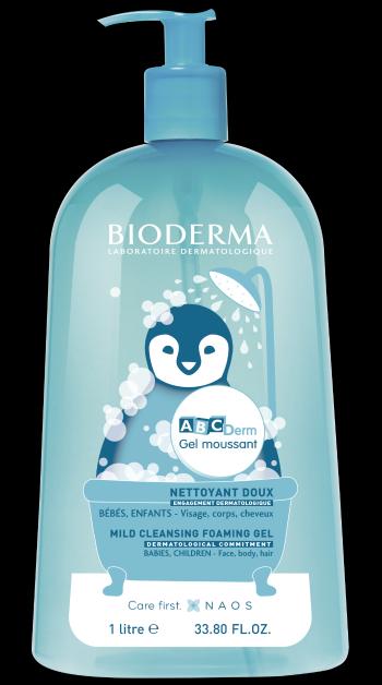 BIODERMA ABCDerm Moussant Jemný čistiaci gél 1 l