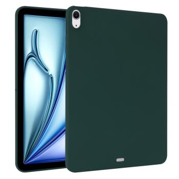 RUBBER Ochranný kryt pre Apple iPad Air 11 2024 tmavozelený