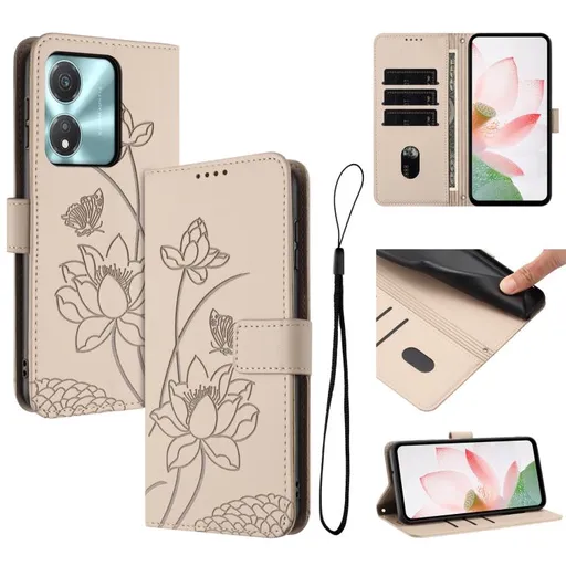 ART LOTUS Peňaženkové puzdro pre Honor X5c Plus béžové