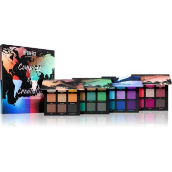 BPerfect Compass of Creativity Quad Shadow Collection súprava paletiek tieňov na oči