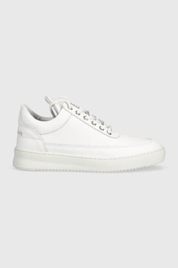 Kožené tenisky Filling Pieces biela farba
