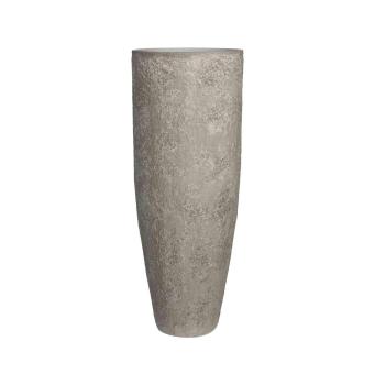 Květináč Dax, barva bílá s vysokým leskem, více velikostí - PotteryPots méret: M - h 60 cm, ⌀ 24 cm