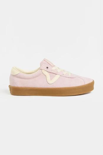 Semišové tenisky Vans Sport Low ružová farba, VN000CQRO3N1