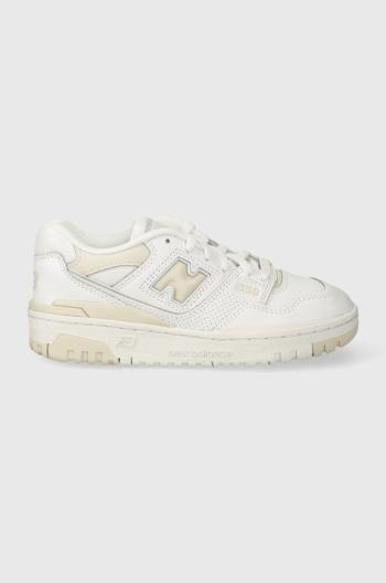 Detské tenisky New Balance GSB550BK béžová farba