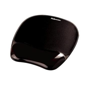 Fellowes CRYSTAL gélová, s podporou zápästia, čierna (9112101)