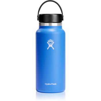 Hydro Flask Wide Mouth Flex Cap termofľaša farba Blue 946 ml