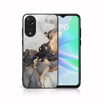 MY ART Ochranný kryt pre Oppo A78 GREY MARBLE (140)