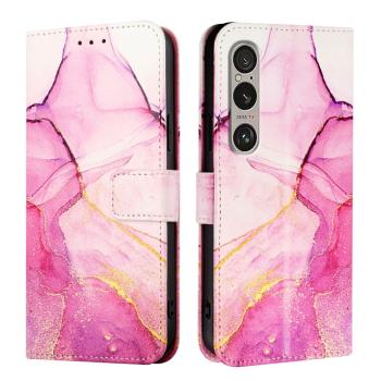 ART MARBLE Peňaženkový kryt pre Sony Xperia 1 VI PINK