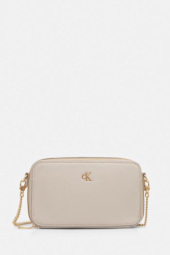 Kabelka Calvin Klein béžová farba, LV04K1086G