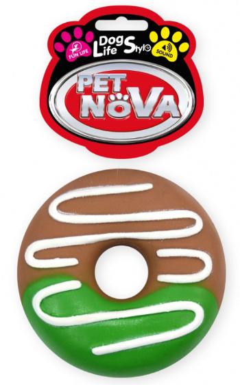 Pet Nova VIN DONUT GRAY hračka pre psy 10cm