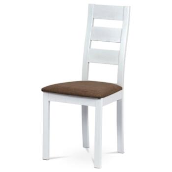 Jedálenská stolička Autronic 45x96 cm biela masív BC-2603 WT