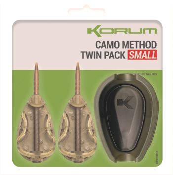 Korum set kŕmitok a formičky camo method twin pack - small