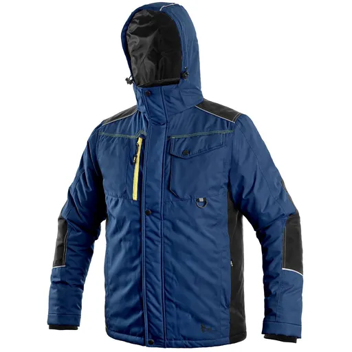 Canis (CXS) Pánska zimná bunda CXS BALTIMORE - Tmavomodrá / čierna | 3XL