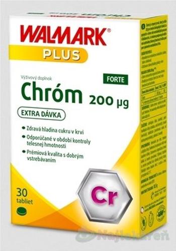 WALMARK Chróm Forte 200 µg s obsahom chrómu, 30 ks