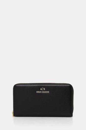 Peňaženka Armani Exchange dámska, čierna farba, XW000359 AF12040