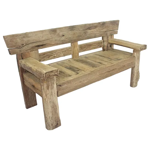 DEOKORK Teaková lavica EROZE V