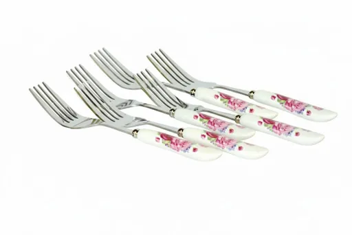 MAKRO - Vidlička na múčnik RUŽA 6ks