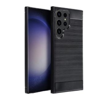 Forcell Carbon hátlap tok, Samsung Galaxy S24 FE, fekete