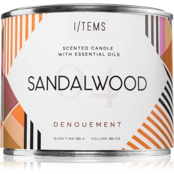 I/TEMS Essential Outdoor Sandalwood vonkajšia sviečka 380 g