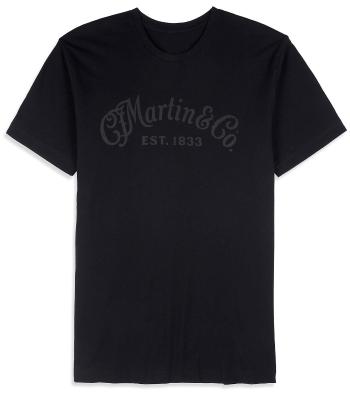 Martin Men's Tee Tone on Tone Black L