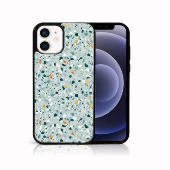 MY ART Ochranný obal pre Apple iPhone 12 mini BLUE TERRAZZO (164)