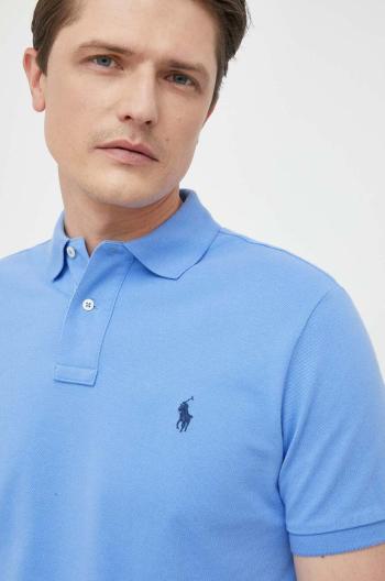 Bavlnené polo tričko Polo Ralph Lauren jednofarebné, 710782592