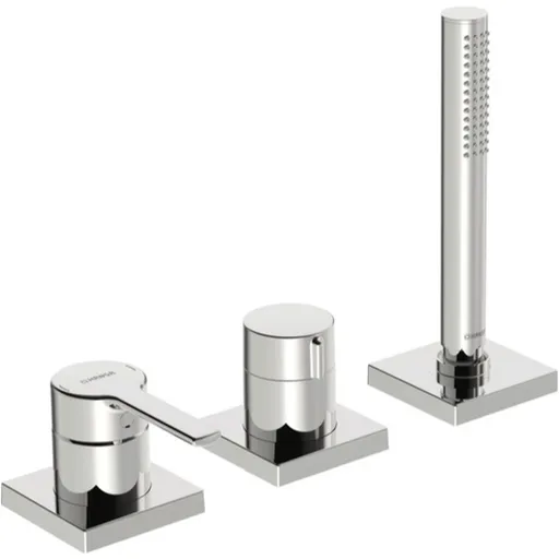 Vaňová batéria HANSA RONDA so sprchovacím setom chróm 03419483